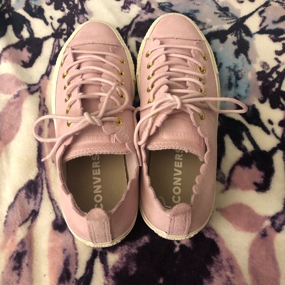 Pink Suede Converse Size 7 NIB - Picture 3 of 9